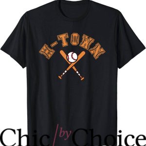 H Town T-Shirt Houston Fan Baseball Bat T-Shirt Trending