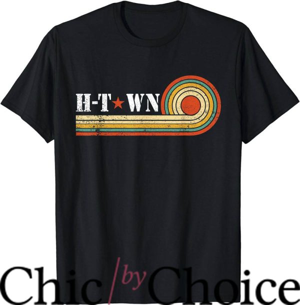 H Town T-Shirt Houston Retro Vintage T-Shirt Trending