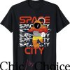 H Town T-Shirt Space City Vintage Baseball Astronaut T-Shirt