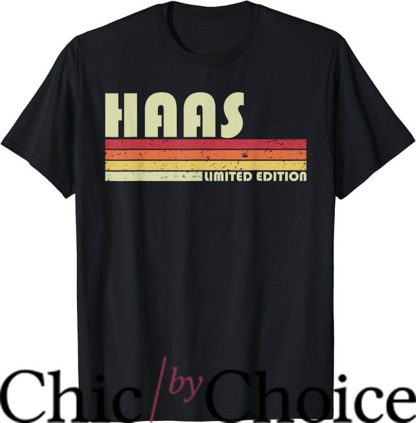 Hass F1 T-Shirt Haas Funny Retro Vintage 80s 90s Sport