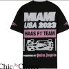 Hass F1 T-Shirt Miami Haas F1 Team T-Shirt Sport