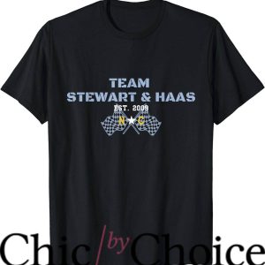 Hass F1 T-Shirt Stock Car Auto Racing Team Haas Sport