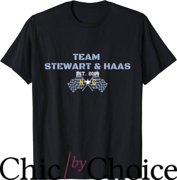 Hass F1 T-Shirt Stock Car Auto Racing Team Haas Sport