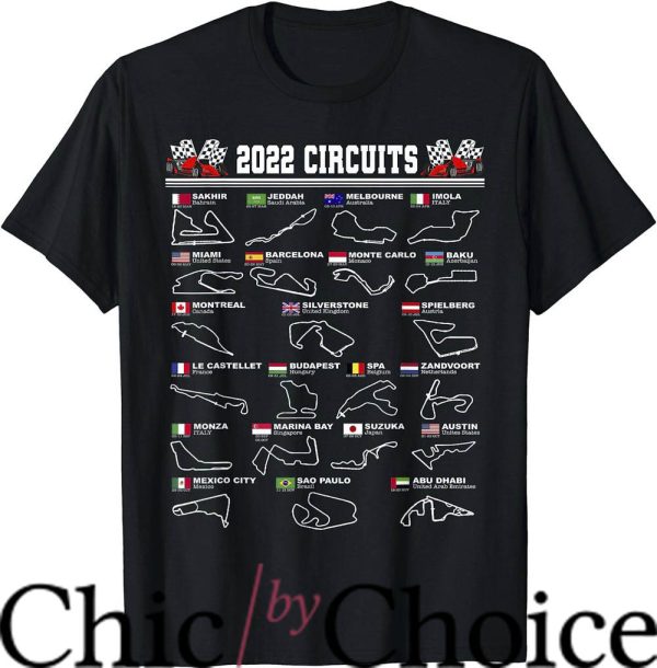 Hass F1 T-Shirt Wheel Car Fan 2022 Circuit Race T-Shirt