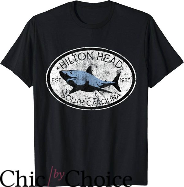 Hilton Head T-Shirt Island South Carolina Fishing Shark