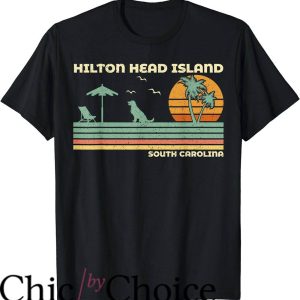 Hilton Head T-Shirt Vintage Family Vacation South Carolina