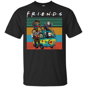 Horror Character Friends On the car shirt