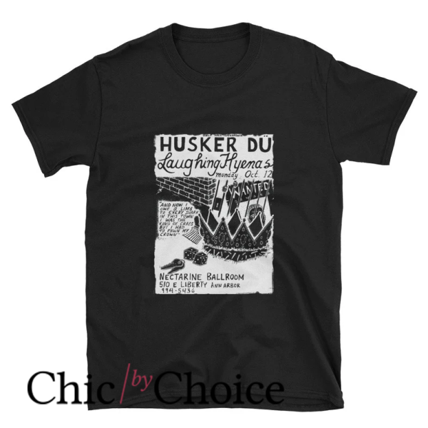 Husker Du T Shirt Laughing Hyenas