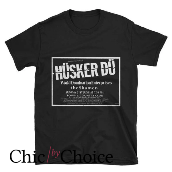 Husker Du T Shirt Town & Country Club