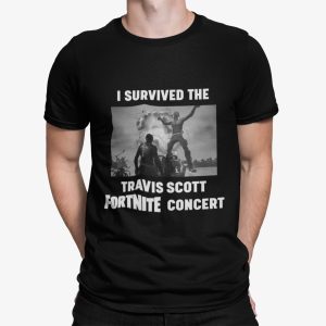 I Survived The Travis Scott Fortnite Concert Shirt