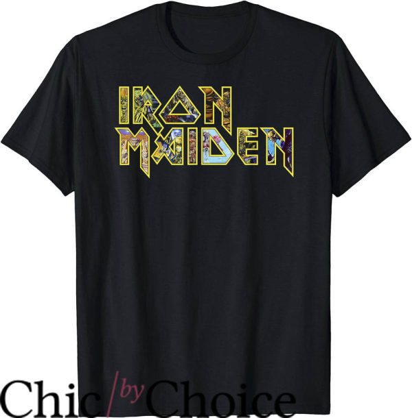 Iron Maiden Tour T-Shirt Eddie Logo