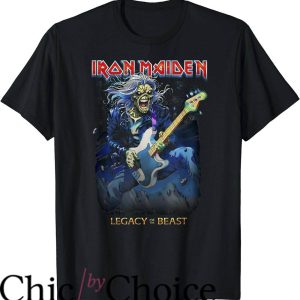 Iron Maiden Tour T-Shirt Eddie On Bass