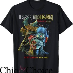 Iron Maiden Tour T-Shirt Future Past Tour London
