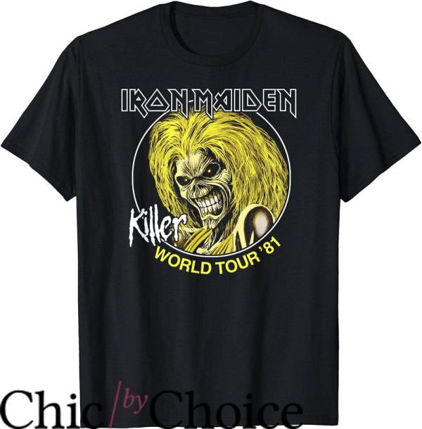 Iron Maiden Tour T-Shirt Killers World Tour Revision
