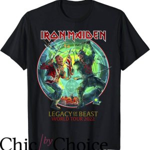 Iron Maiden Tour T-Shirt Legacy Of The Beast World Tour 2022