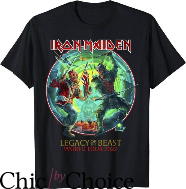 Iron Maiden Tour T-Shirt Legacy Of The Beast World Tour 2022
