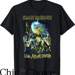 Iron Maiden Tour T-Shirt Live After Death T-Shirt