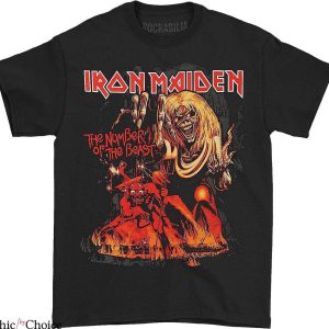 Iron Maiden Tour T-Shirt Number Of The Beast