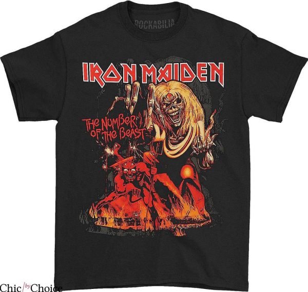 Iron Maiden Tour T-Shirt Number Of The Beast