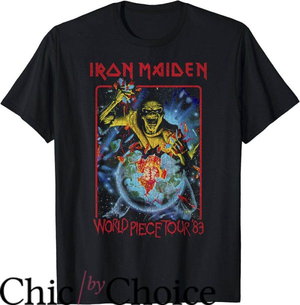 Iron Maiden Tour T-Shirt World Piece Tour 83