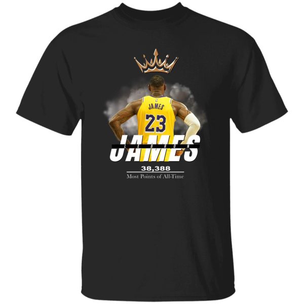 Jame lebron most points of all time shirt