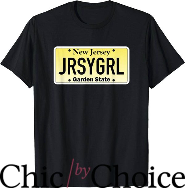 Jersey Shore T-Shirt Jersey License Plate T-Shirt Movie