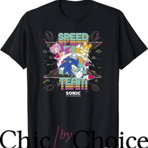 Joe Rogan Sonic T-Shirt Sonic And Friends Speed Team Movie