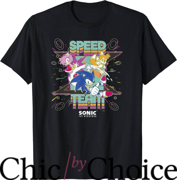Joe Rogan Sonic T-Shirt Sonic And Friends Speed Team Movie