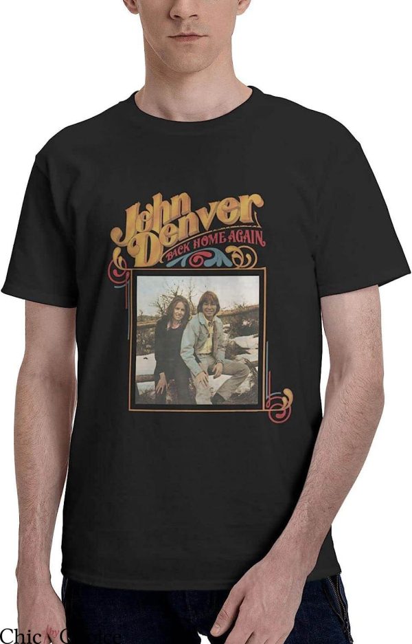 John Denver T-Shirt Back Home Again T-Shirt Music
