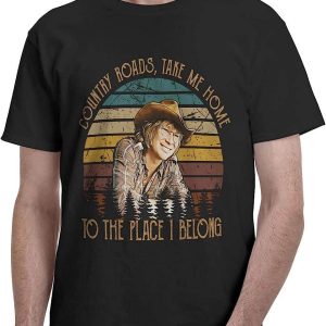 John Denver T-Shirt Country Roads Take Me Home Tee Music