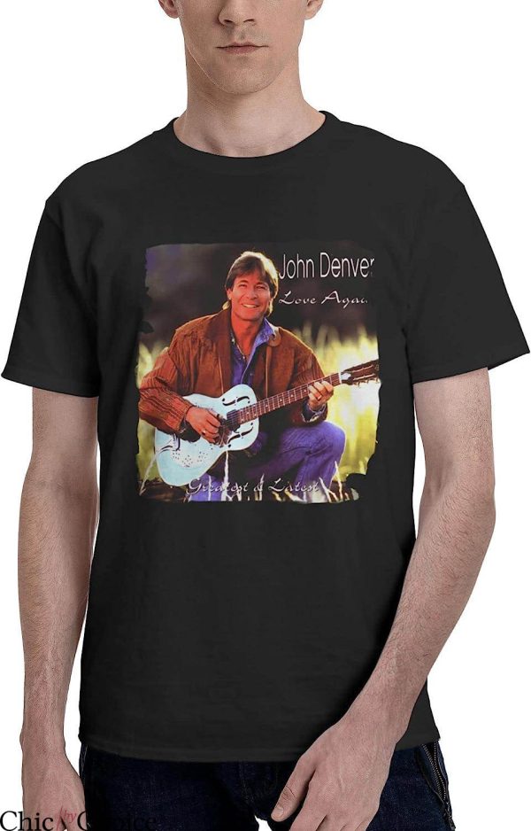 John Denver T-Shirt Love Again Greatest And Lastest Music