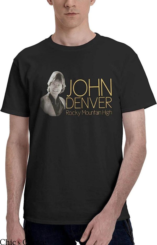 John Denver T-Shirt Rocky Mountain High T-Shirt Music