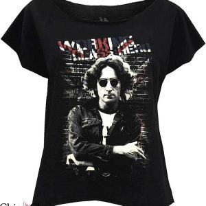 John Lennon T-Shirt Class Hero Dolman New York T-Shirt