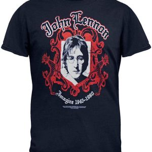 John Lennon T-Shirt Imagine 1940-1980 T-Shirt Music