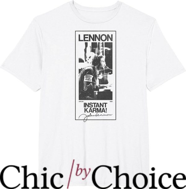 John Lennon T-Shirt Instant Karma T-Shirt Music