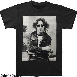 John Lennon T-Shirt John Lennon BW NYC T-Shirt Music