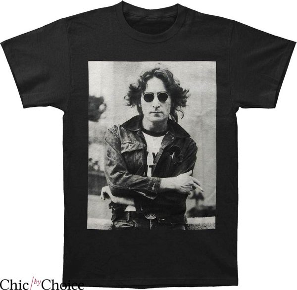 John Lennon T-Shirt John Lennon BW NYC T-Shirt Music