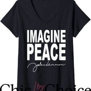 John Lennon T-Shirt John Lennon Imagine Peace Music