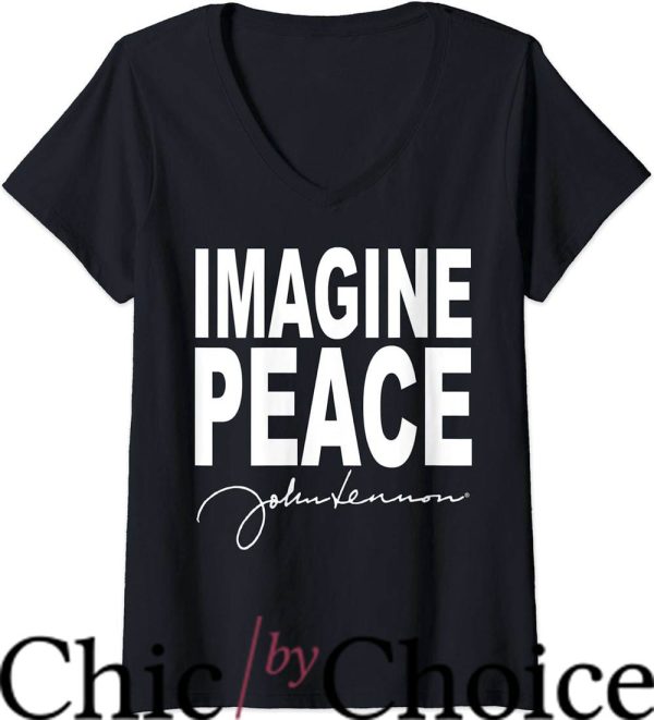 John Lennon T-Shirt John Lennon Imagine Peace Music