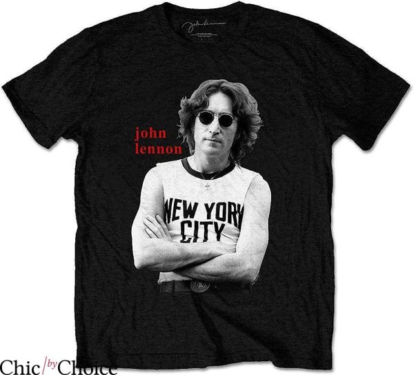 John Lennon T-Shirt New York City T-Shirt Music