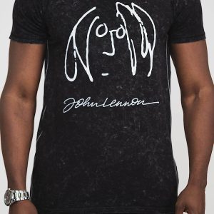 John Lennon T-Shirt Self Portrait Snow Wash Music