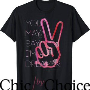 John Lennon T-Shirt You May Say Im A Dreamer T-Shirt Music