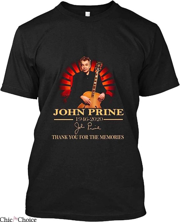 John Prine T-Shirt John Prine Thank You For The Memories