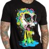 Jordan 5 Aqua T-Shirt Multi Color Skull T-Shirt Trending