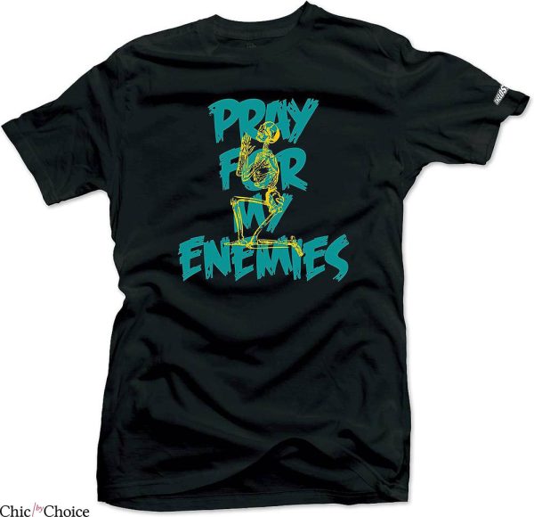 Jordan 5 Aqua T-Shirt Pray For My Enemies T-Shirt Trending