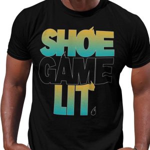 Jordan 5 Aqua T-Shirt Shoe Game Lit T-Shirt Trending