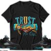 Jordan 5 Aqua T-Shirt Snake Trust No One T-Shirt Trending