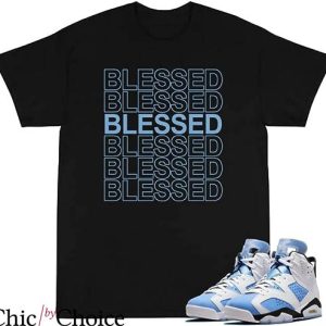Jordan 6 T-Shirt Blessed Matching Jordan 6