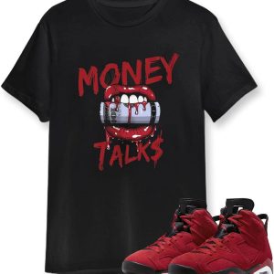 Jordan 6 T-Shirt Money Talks Matching Jordan 6