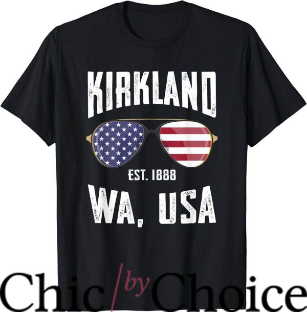 Kirkland Signature T-Shirt Est 1888 Wa USA Tee Trending